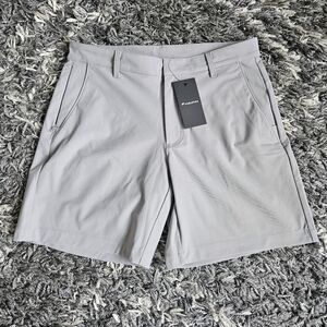 Fabletics Don Shorts Shadow Grey Size 33 Brand New